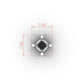 Asscher 4 Claw Head - AC CL100