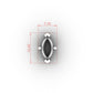 Marquise 4 Claw Head - AC CL102