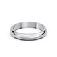3mm Plain Wedding Band - AC WRD3MM